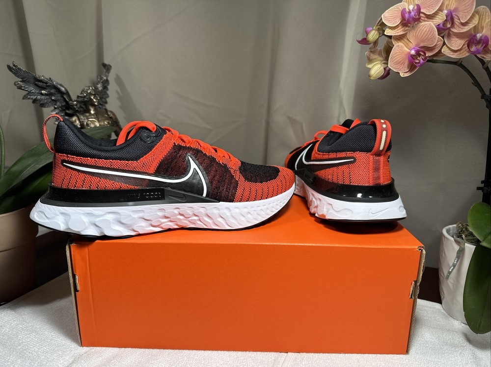 New Nike React Infinity Run FK 2 Men's Running Shoes Crimson CT2357 600 Size 7.5 with Box