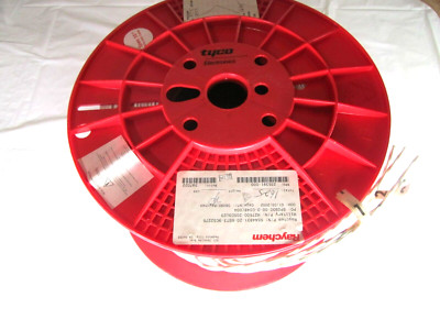 1625 Ft 20 AWG Unshielded Silver Plated PTFE Wire Twisted Pair 19 strand Cable.