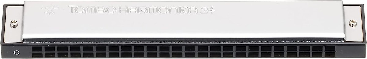 TOMBO Professional 24 ハーモニカ TOMBO double tone harmonica in A key Tombo band 24 holes