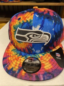 seahawks tie dye hat