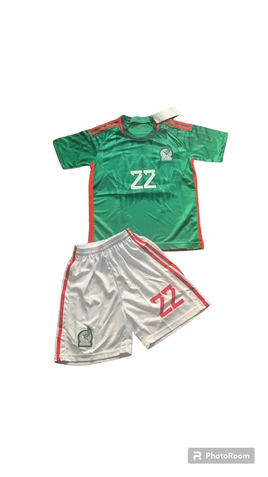 Mexico Soccer Jersey Shorts Set Lozano Size M NWT