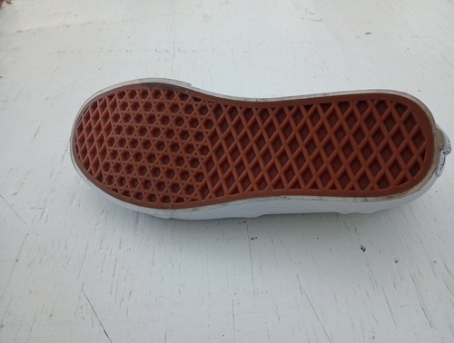 Vans Asher Womens Size 8.5 White Slip On Shoes Off The Wall NICE - Picture 9 of 10