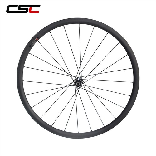 Clinador de rueda de disco de carbono 700C sin tubo ciclocross tirón recto sin pista de freno - Imagen 4 de 5