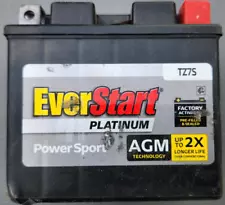 EverStart Premium AGM Power Sport Battery, Group Size TZ7S 12 Volt, 130 CCA 3/25