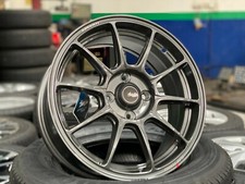 New 15x6.5J Advanti ARIA DST GREY Wheel 4x100 Fits for HONDA TOYOTA MAZDA (4 PC)