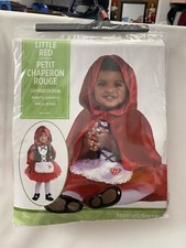Infant Toddler 12-24 Month Halloween Costume Little Red Riding Hood Dress Up