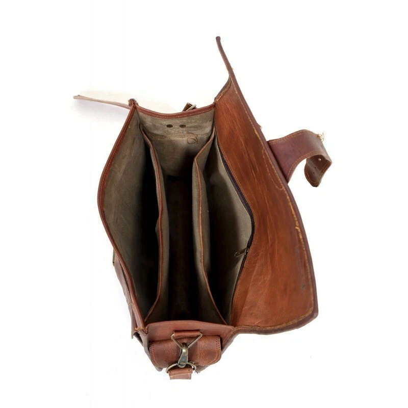 Мужчины из натуральной кожи стильный вощеный ноутбук Messenger ручной работы портфель сумка сумка - Изображение 2 из 4