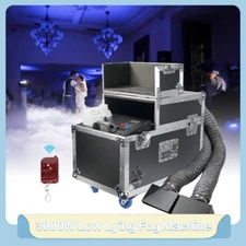 Smoke DMX512 Remote Control 3000W Low Fog Machine Dry Ice Stage Effect Machine