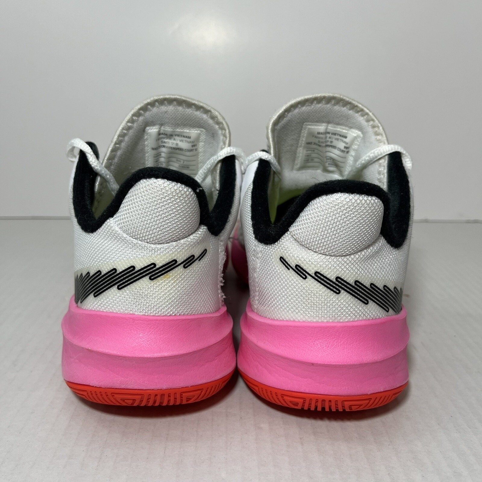 Size 7 Men’s Nike Zoom Hypercourt SE White Volleyball Shoes Lace Up