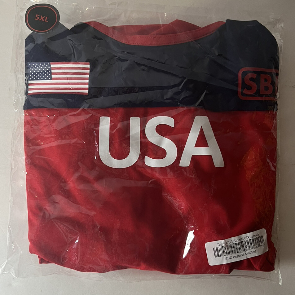 SBD Apparel USA 5XL Singlet Powerlifting Weightlifting NEW
