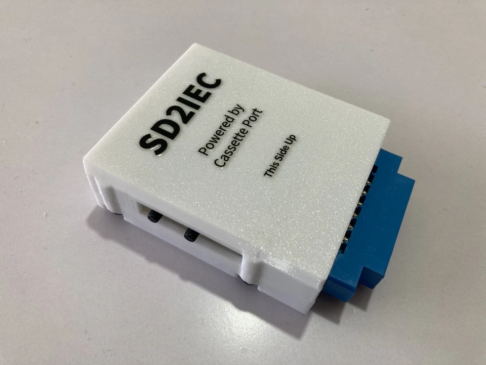 Commodore 64 lettore di schede micro SD SD2IEC alimentato da porta cassetta - Immagine 3 di 4