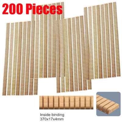 200x Guitar Strip Kerfing Inside Binding Spruce Wood Lining Luthier 14'' (370mm)#