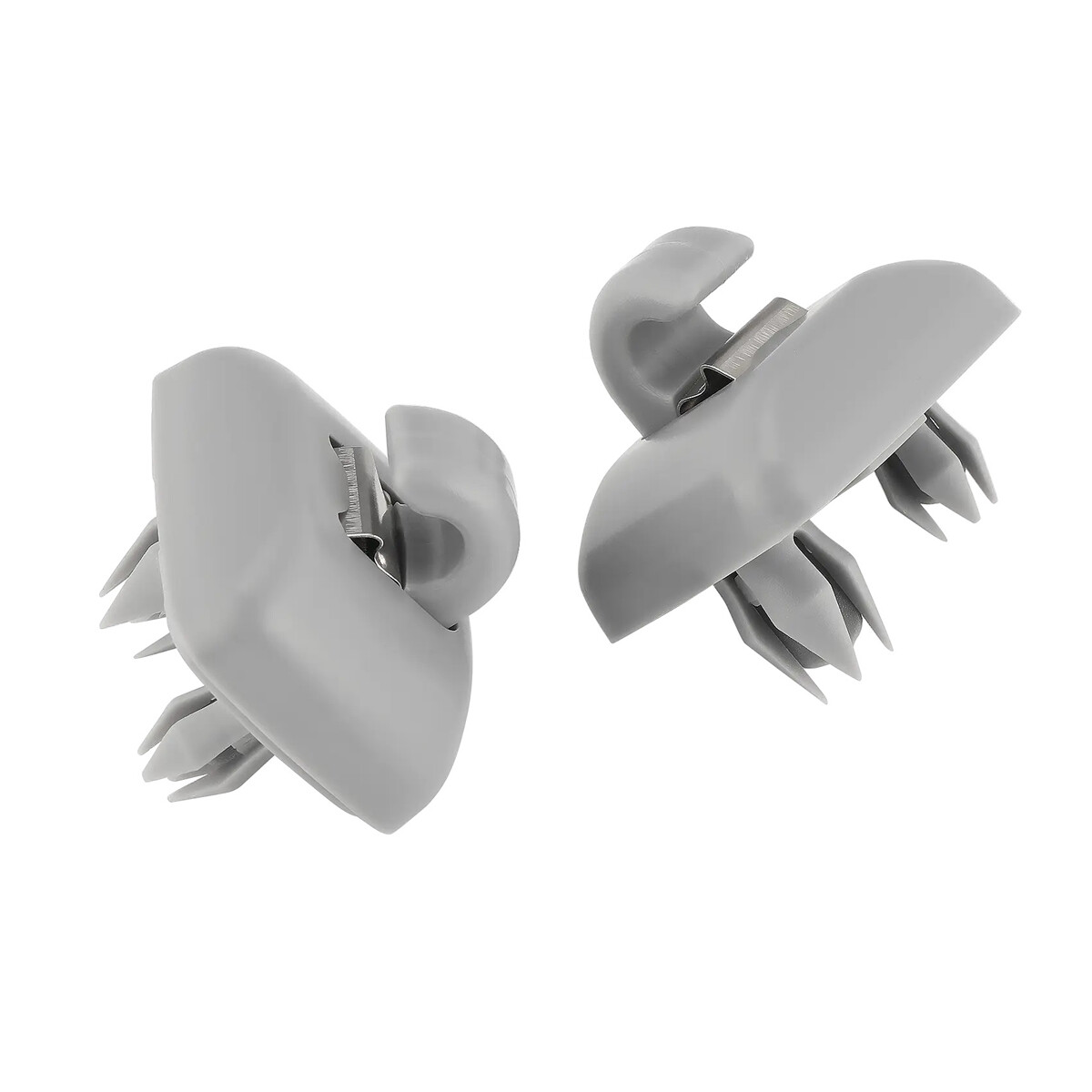 2-Pack Sun Visor Clip/Hook For Audi A3 A4 A5 Q3 Q5 - Gray, Part #8E0857562A