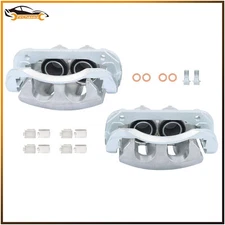 2PC For 2005-2010 Ford Mustang Front Left & Right Disc Brake Calipers w/ Bracket