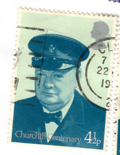 Great Britain - 1974 - Sir Winston Spencer Churchill - 4½P - #13