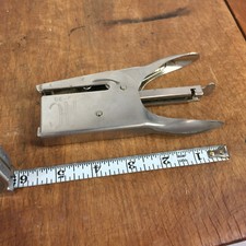 Vintage Mid Century NEVA CLOG J-30 Stapler Stapling Tool Office Desk Pliers Stap