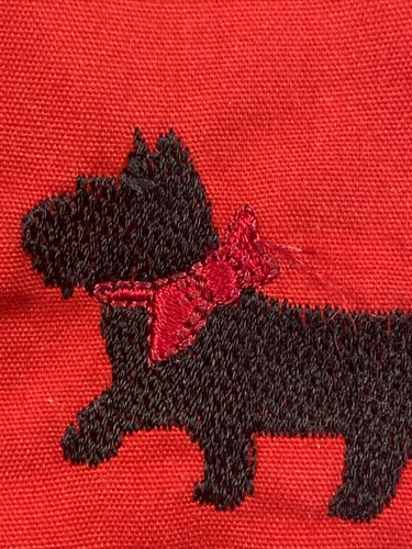 Outbrook Coat Girls 6 Red Black Winter Dog Scottish Terrier Long Lined Hooded - Picture 6 of 15