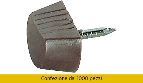 Reggipiano Plastica con Chiodo Fisso Bianco Pz 1000 Giampiero Marazzi BLGHU1690