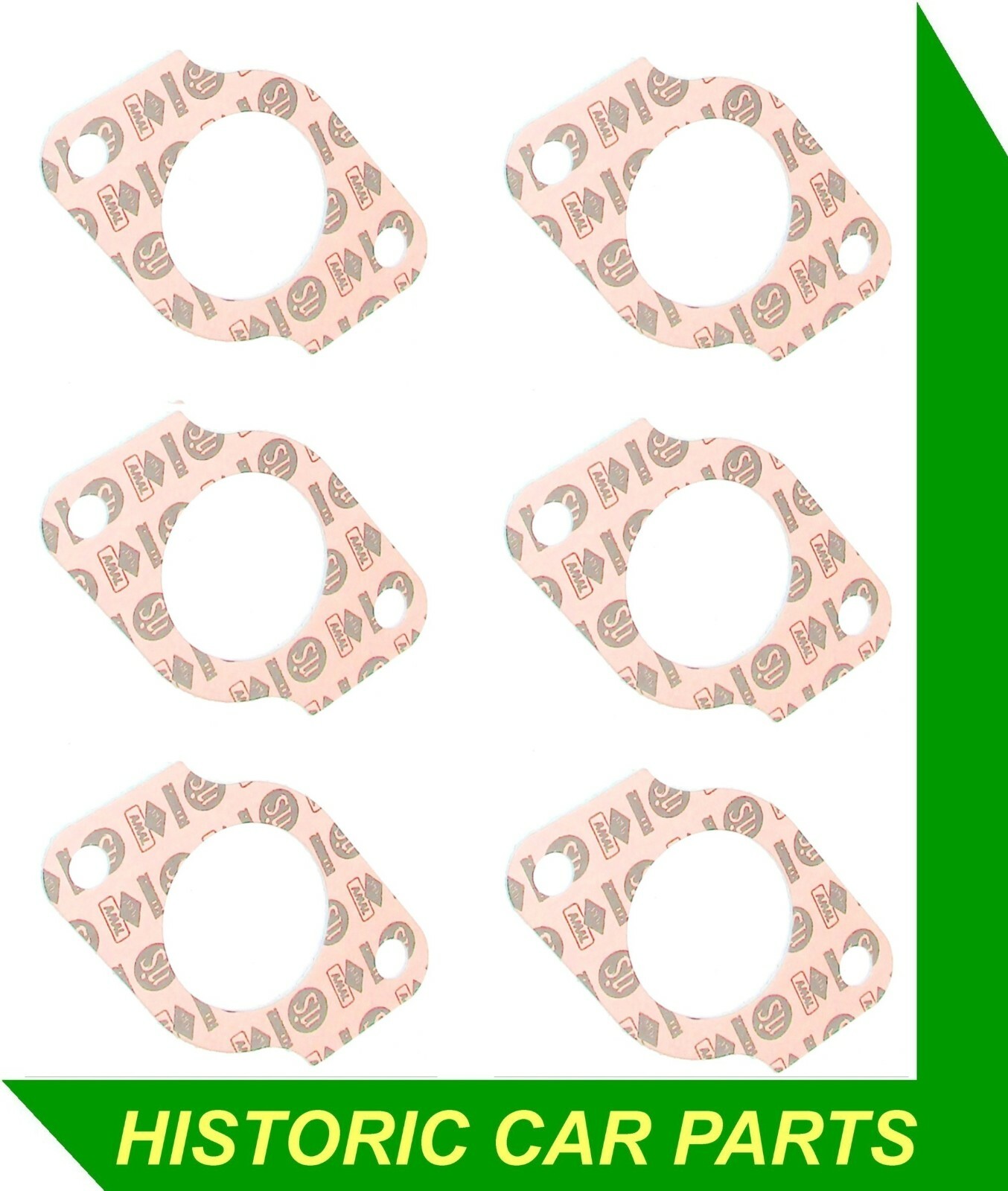 HS4 SU 1½” Carb to Manifold ORIGINAL GASKETS x 6 for MGB Roadster MGBGT