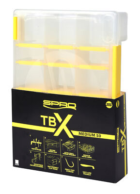 Spro TBX Tackle Box M50 Clear High End Zubehörbox 25x17,5x5cm NEW