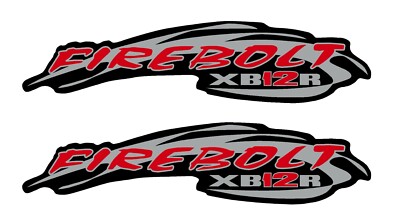 Buell Firebolt XB 12 Vinyl Decals (2). One pair. 3 color.
