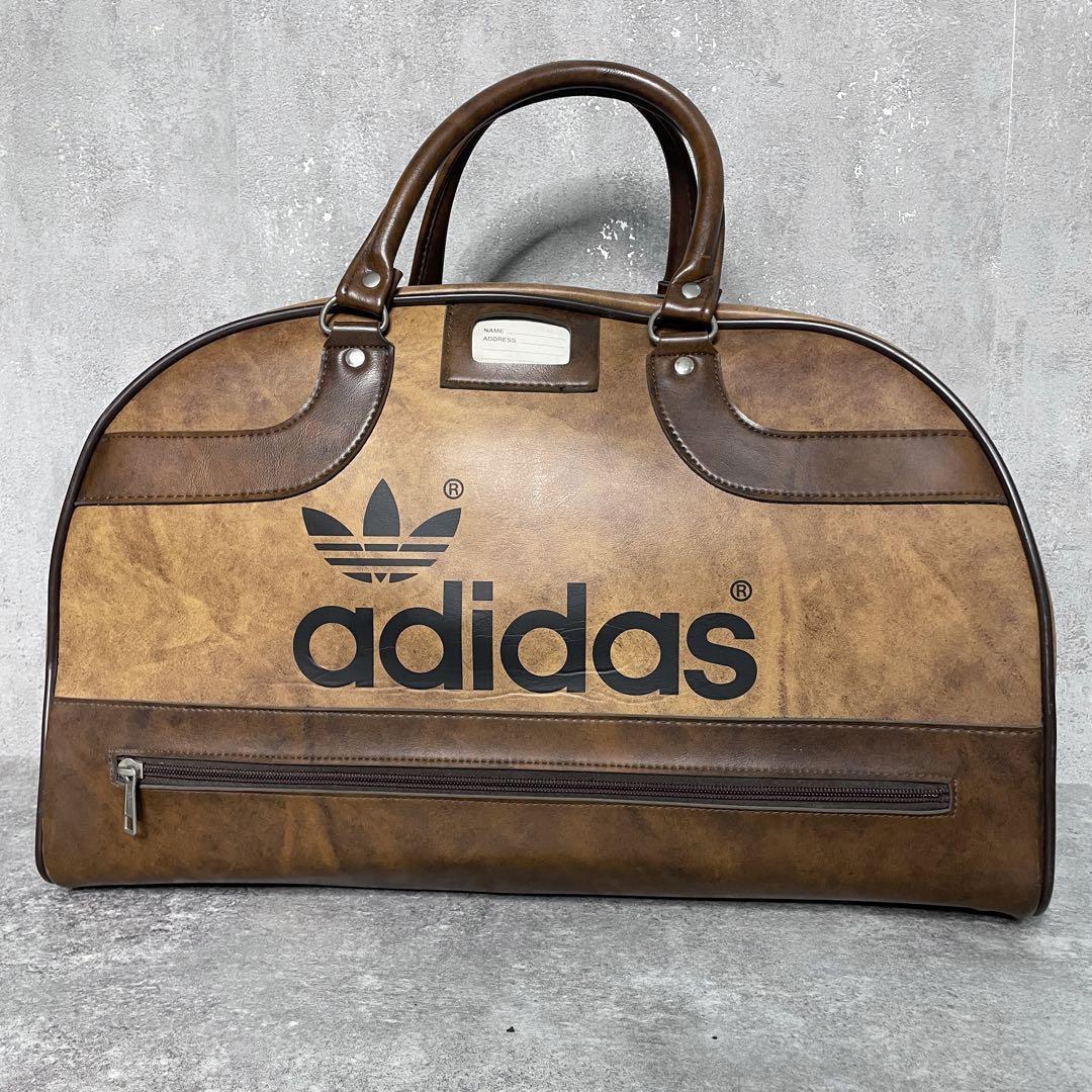 1970's Vintage Adidas British Boston Bag Duffle Gym Bag Rare