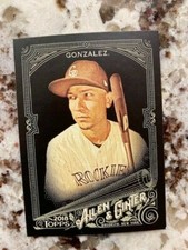 2018 TOPPS ALLEN GINTER X BASEBALL BASE CARD COLORADO ROCKIES CARLOS GONZALEZ 54
