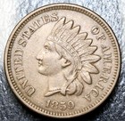 1859 Indian Head Cent - Xf !