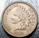 1859 Indian Head Cent - XF !!