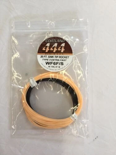 Brown Cortland líneas y líderes de pesca con mosca