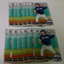 12 2017 Bowman Draft BRENDAN MURPHY Baseball card lot MILWAUKEE BREWERS #149
