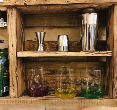 Paletten Weinregal,XXL Rustikale Wandbar 3in1,Cocktail-,Whiskybar,Schnapsbar - Bild 6 von 6