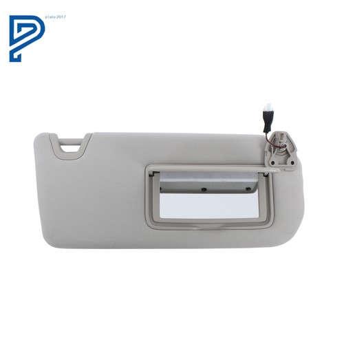 Right RH Passenger Sun Visor Gray For 2019-2024 Nissan Altima W/Lights Mirror - Picture 4 of 21