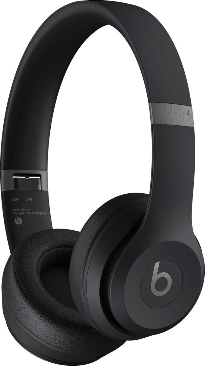 Beats Solo 4 True Wireless On-Ear Headphones - Matte Black Beats Solo 4 True Wireless On-Ear Headphones - Matte Black