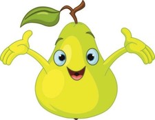 Aufkleber lustige Birne Autoaufkleber 12 x 9 cm Sticker Kontur