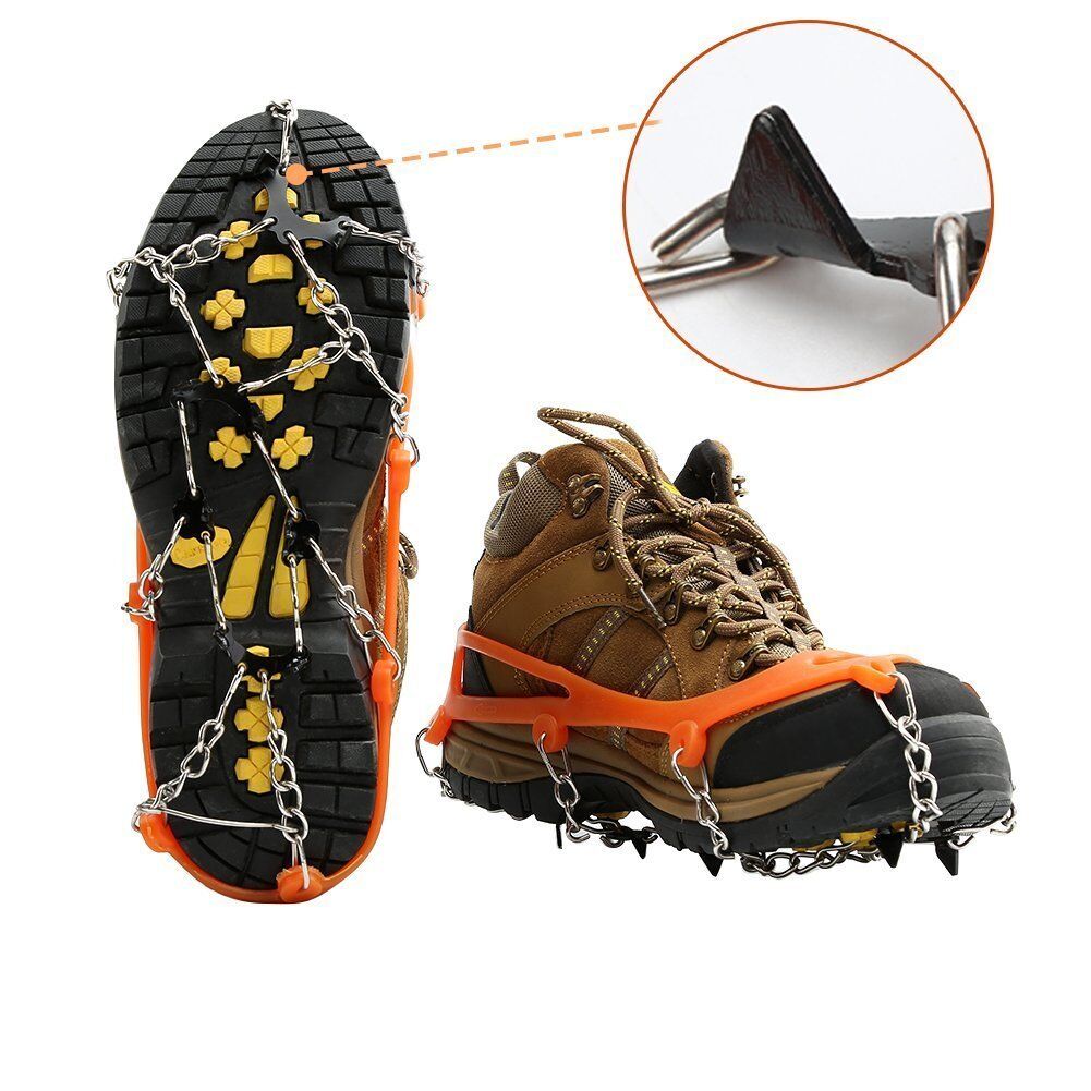 Ice Snow Shoes Grips Traction Cleats Grippers Crampons Outdoor