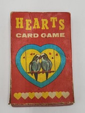 Vintage Hearts Card Game Fairchild Corp. U.S.A. Great V-day Graphic on Box