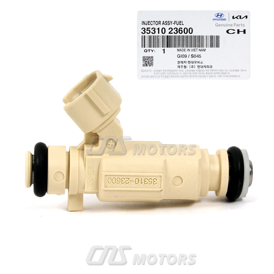 4X GENUINE Fuel Injector for 02-10 Hyundai Elantra Tiburon Tucson 3531023600⭐⭐⭐⭐ Foto 4 de 4