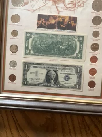 Vintage Framed United States Commemorative Presidential Collection