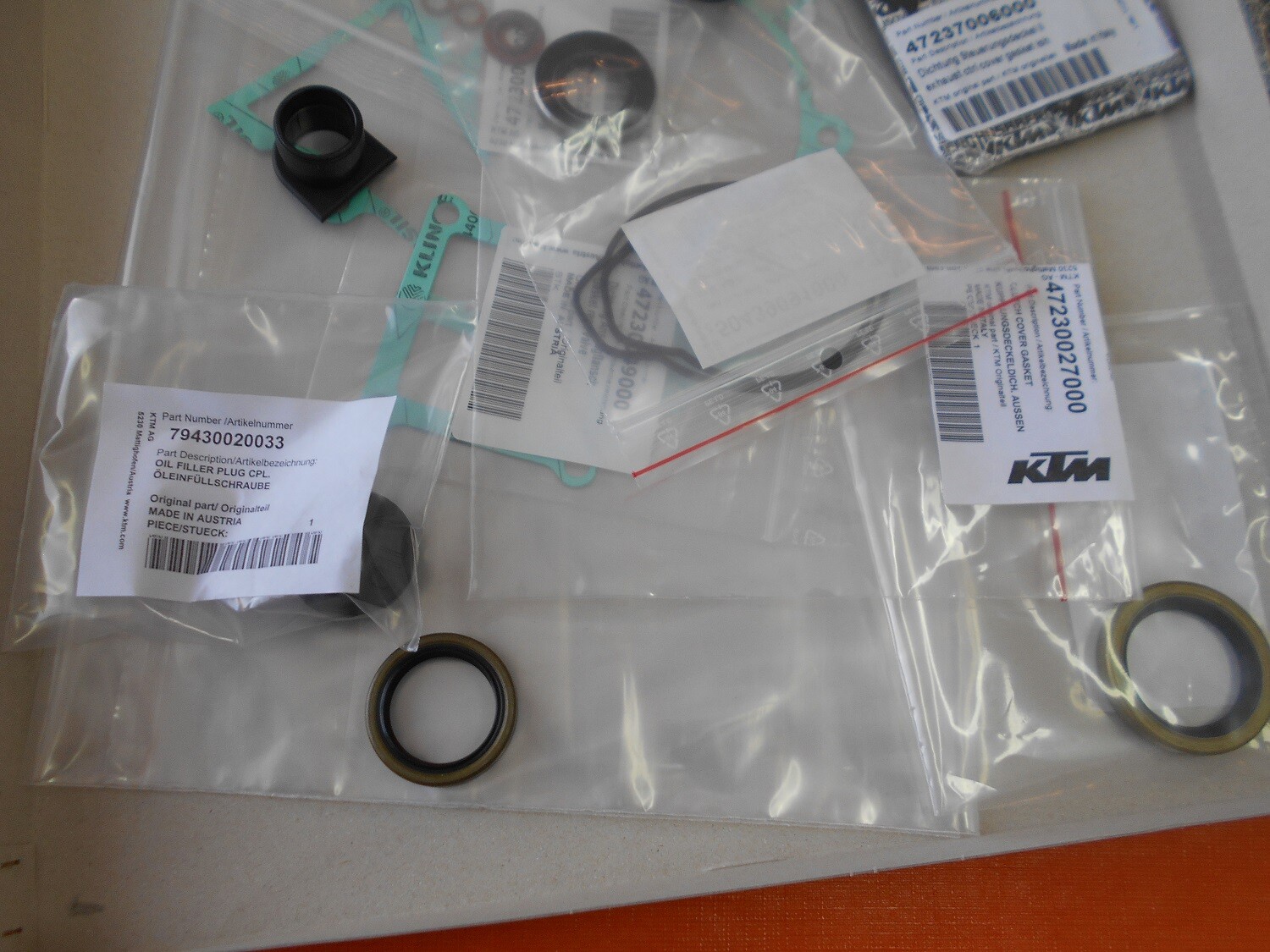 Gaskets set KTM 85 SX 2018 47230099000 | eBay