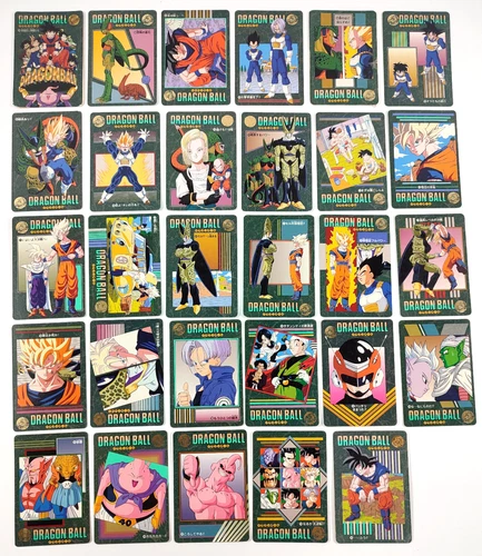 Lot Of 29 DragonBall Cards Jap Visual Adventure EX Fast Shipping And Tracking