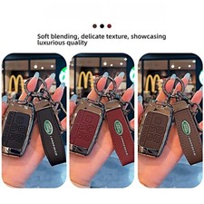 Portable Versatile Design Key Cover with Leather Cord for Land Rover Range Rover