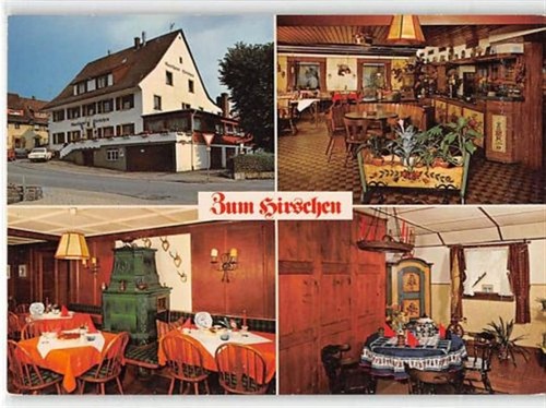 39112316 - Kirchzarten im Schwarzwald. Gasthaus-Pension zum Hirschen ungelaufen