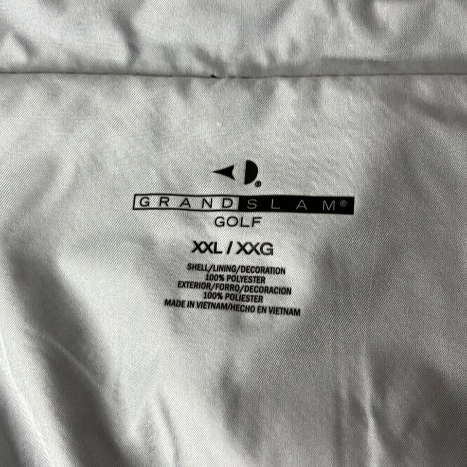 GRAND SLAM pullover jacket men's grey XXL performance golf NWT - Image 4 of 4