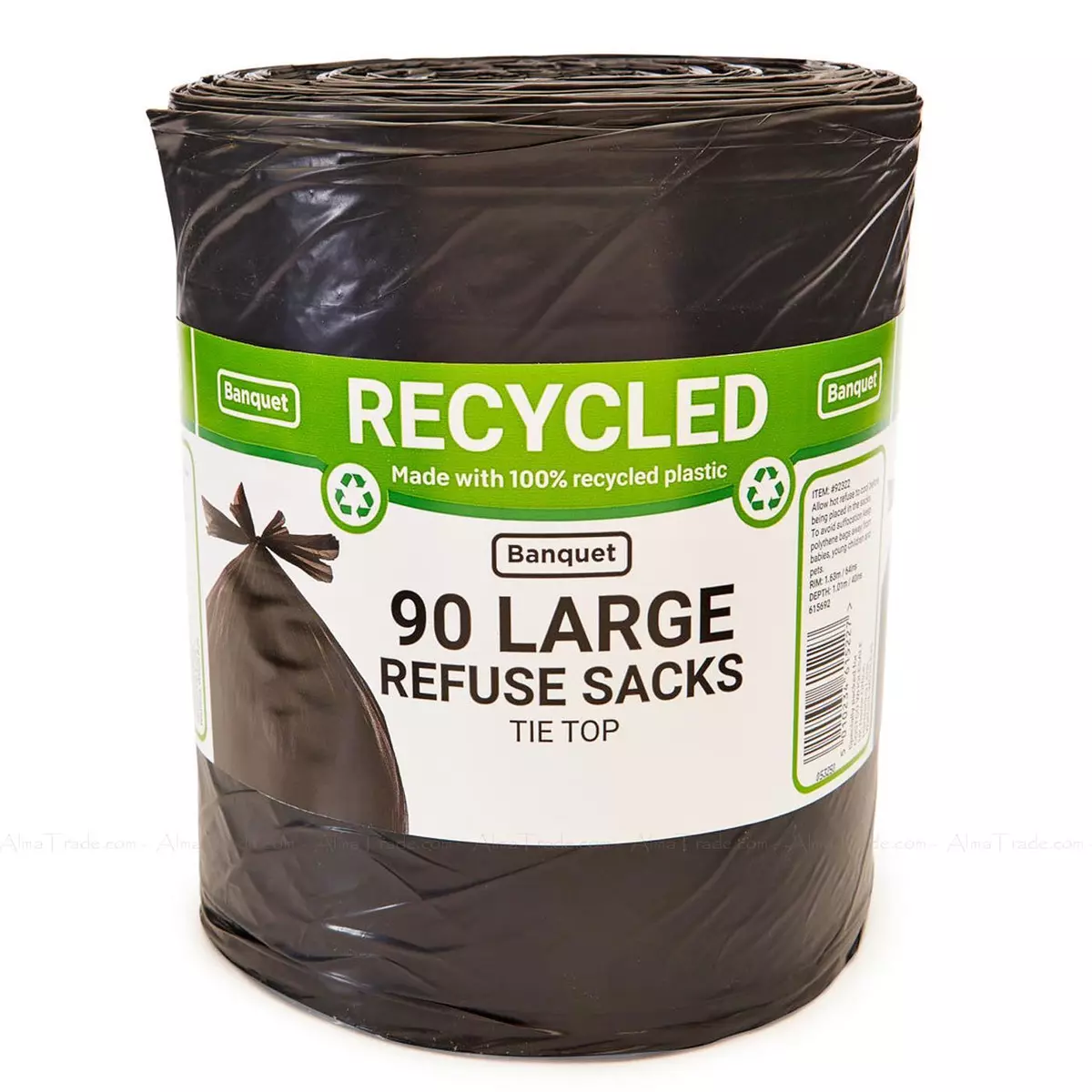 Large sale refuse bags