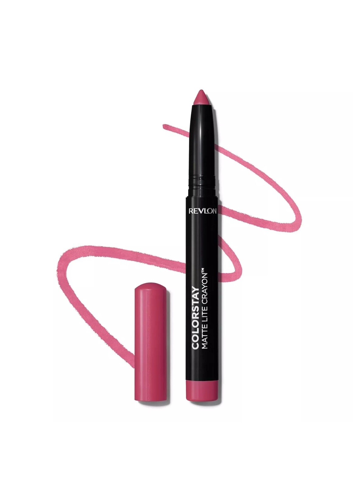 Revlon ColorStay Matte Lite Crayon Lipstick+Sharpener, 006 LIFT OFF