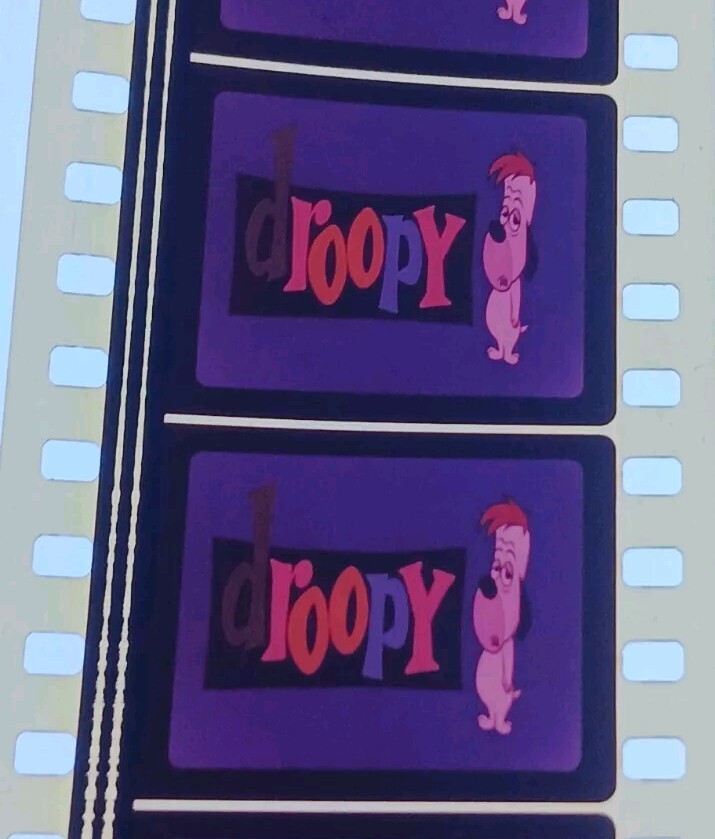 35mm Droopy Cartoon BLACKBOARD JUMBLE (1957) eBay
