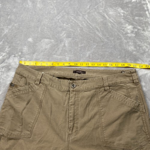 Cotton Ginny Cargo Pants Women's 18 Olive Green 100% Cotton Mid Rise Outdoor - Picture 8 of 15