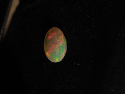 beautiful natural faceted opal