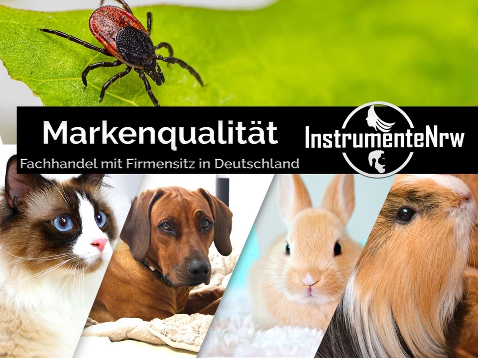 Profi Zeckenpinzette-Zeckenzange Zeckenentferner Zeckengreifer Zeckenhaken NEU - Bild 4 von 4